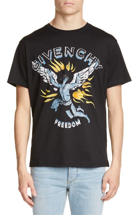 mens givenchy shirt|Givenchy graphic t shirt.